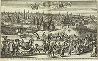 Вологда на гравюре голландского купца Конрада ван Кленка. 1675 год