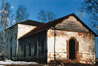 Храм Святителя Николая Чудотворца, деревня Олюшино. Фото из коллекции В.П. Пивоварова