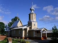 Церковь Илии Пророка в п. Вожега. Фото 2008 г.