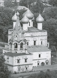 Церковь Иоанна Златоуста. Вид с северо-востока, с соборной колокольни