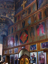 Иконостас церкви Покрова Пресвятой Богородицы на Козлене