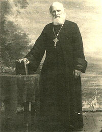 Последний священник Ферапонтовой обители о. Павел Никитин, впоследствии настоятель Покровской церкви под Кирилловом. Фото 1958 г.