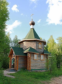 Покровская церковь-часовня, построенная на месте бывшего Покровского Шухтовского монастыря