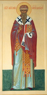 Святитель Антоний, епископ Вологодский, Великопермский. Икона