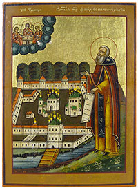 Икона «Святой преподобный Феодосий Тотемский»