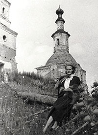 Воскресенская (Казанская) церковь на Св. горе, 1950-е гг.