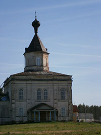 Крестовоздвиженская церковь, д. Пермас. Фото В. В.Нестеровой