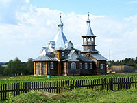 Церковь Агапита Маркушевского в с. Нюксеница. Фото 2012 г.