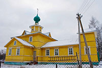 Церковь Сергия Шухтомского в п. Суда Череповецкого района. Фото 2011 г.