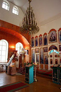 Интерьер церкви Илии Пророка в с. Абаканово Череповецкого района. Фото 2009 г.