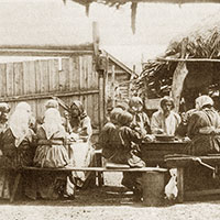 Общественная столовая для крестьян в Тотемском уезде в 1892-1893 гг. (ВГМЗ)