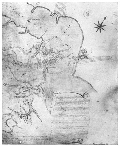 Карта Н. И. Дауркина 1765 года