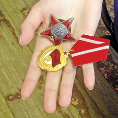 Боевые ордена погибшего в Афганистане офицера