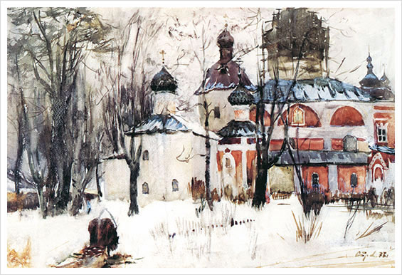 Страхов В. Кирилло-Белозерский монастырь.  1977 г.