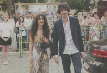 Обладатели Гран-при – режиссеры Нана Эктимишвили и Симон Гросс. Фото Сергея Юрова