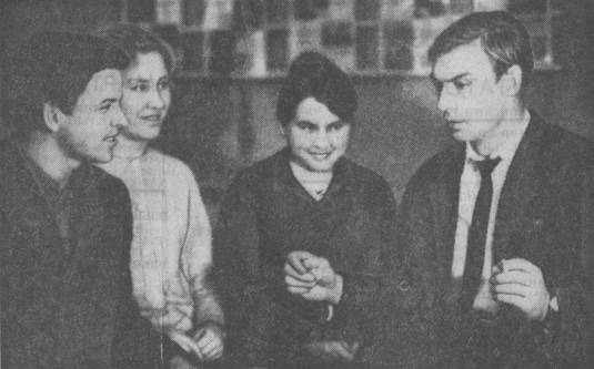 Николай Олялин во время встречи со зрителями