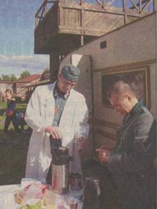 На съемках фильма уже есть один настоящий немец – Йенс Харман. Снимаетмя в фильме и Александр Баширов