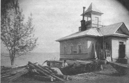 Спасательная станция на Каменном острове. Фото начала XX века