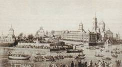 Вид на Нилову пустынь. XIX в.