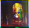 Запрестольный образ в церкви Иоанна Богослова. [Леушинский монастырь]. 1909 год