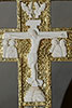 Деталь новосозданного Киликиевского креста. Распятие с предстоящими