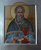 Икона «Св. Иоанн Кронштадский»
Дерево, паволока, левкас, темпера
