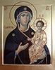 Икона Божией Матери «Одигитрия»
Дерево, паволока, левкас, темпера
