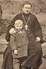 Дмитрий Гончарук с отцом, 1960-е гг.
