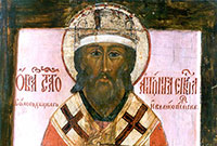 Святитель Антоний, епископ Вологодский, Великопермский, управлял епархией с 1585 по 1587 г.