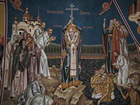 Просвещение зырян. Фреска Троице-Стефано-Ульяновского монастыря