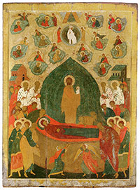 Икона «Успение Богоматери», написанная в 1499/1500 г. Дионисием