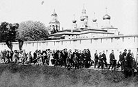 Крестный ход в Спасо-Прилуцком монастыре в 1902 году