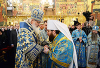 Святейший Патриарх Кирилл возвел епископа Игнатия в новый сан – митрополита