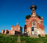 Церковь всех Святых в с. Анхимово Вытегорского района. Фото 2015 г.