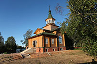 Церковь Покрова Пресвятой Богородицы в п. Депо Вытегорского района. Фото 2012 г.