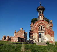 Церковь всех Святых в с. Анхимово Вытегорского района. Фото 2015 г.