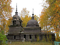 Церковь Александра Невского, с. Ухтома Вашкинского района. Фото 2011 г.