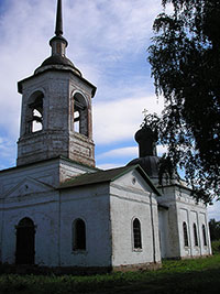 Церковь во имя Чуда Михаила Архангела на Городище. Фото И. Н. Хорошавиной, 2015 г.