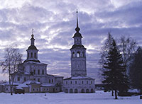 Церковь Николы (XVII в.) зимой. 