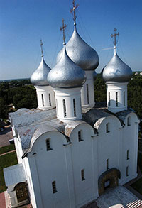 Собор св. Софии, вид с юга, с колокольни