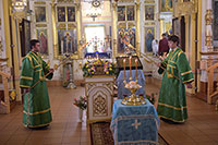 Богослужение в Кафедральном соборе г. Вологды. Фото 2014 г.
