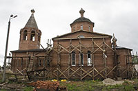 Церковь Спаса Преображения в п. Куркино Вологодского района. Фото 2011 г.