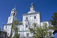 Церковь Троицы Живоначальной в с. Кубенское Вологодского района. Фото 2011 г.