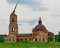 Церковь Илии Пророка, Поцкий погост Тарногского района. Фото 2013 г.