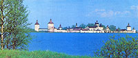 
Кирилло-Белозерский монастырь со стороны Сиверского озера
