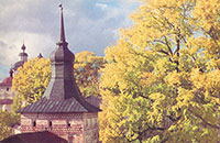 Кирилло-Белозерский монастырь. 1397-1997 гг. 
Вид на Глухую (Котельную) башню. 16 в.
Фото С. Куликова.
