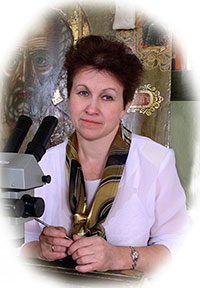 Ольга Александровна Соколова, художником-реставратором станковой и темперной живописи высшей квалификации