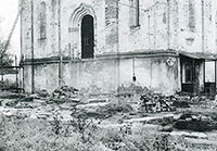 Раскопки фундамента церкви-усыпальницы Ферапонта в Лужецком Можайском монастыре