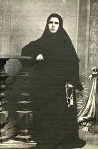 Инокиня Александра Самойлова, письмоводительница Ферапонтова монастыря. Фото 1900-х гг.