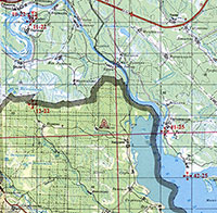 Фрагмент листа 111 из 2-го тома «Церковно-исторического атласа Вологодской области». Шифр 12-22 – Филаретова пустынь